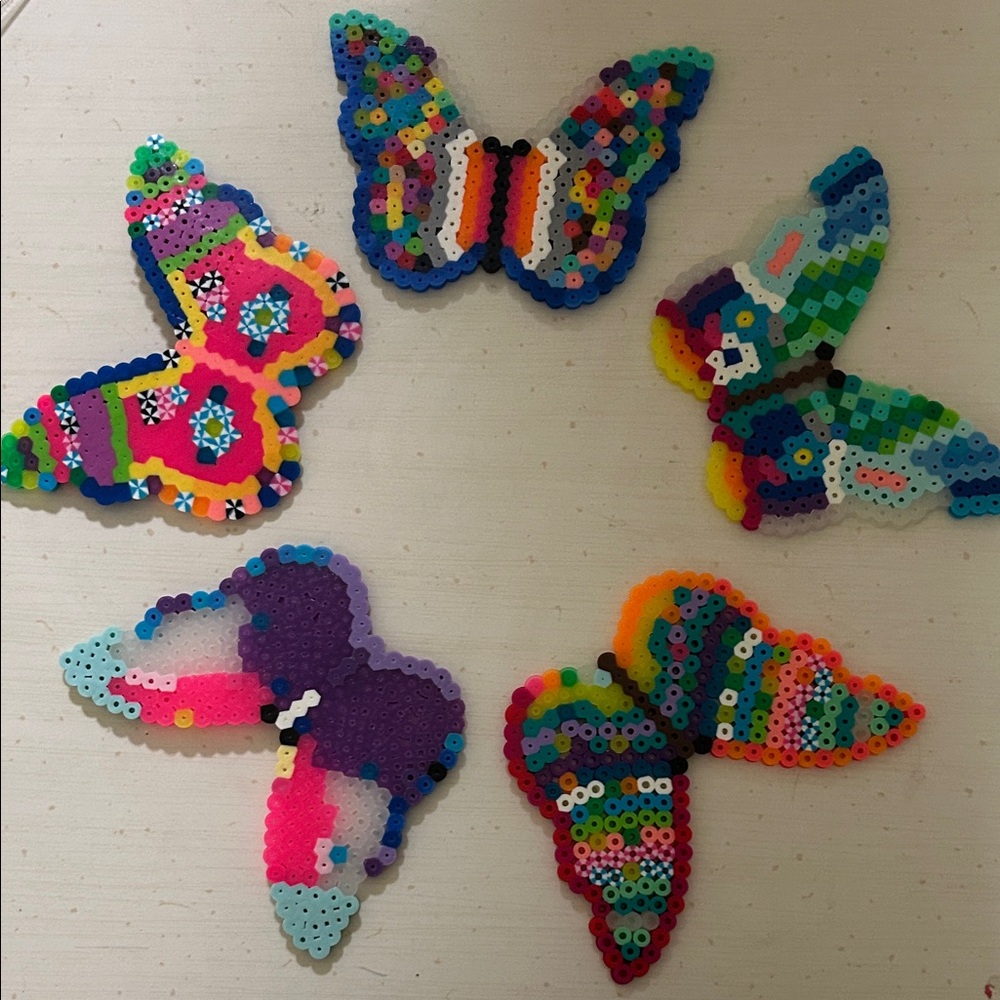 Perler Bead Butterfly Set